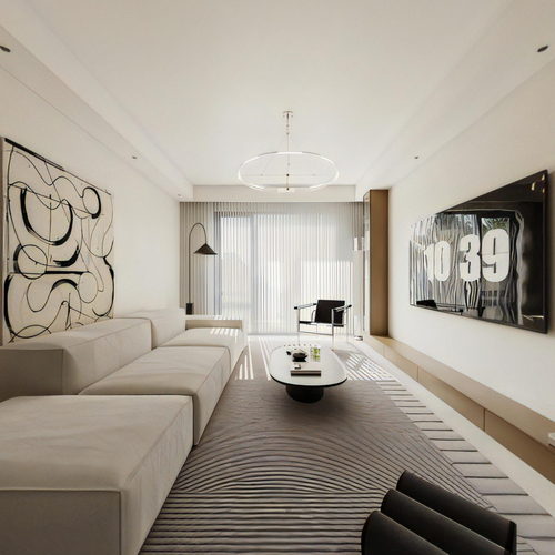 Modern A Living Room-ID:973599919