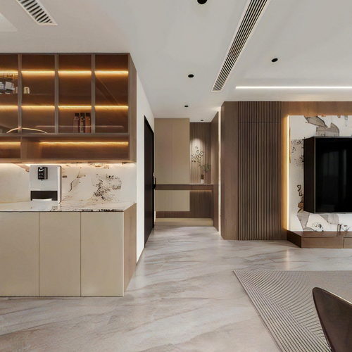 Modern A Living Room-ID:675116068