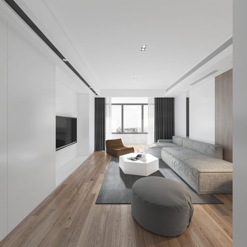 Nordic Style A Living Room-ID:496968037