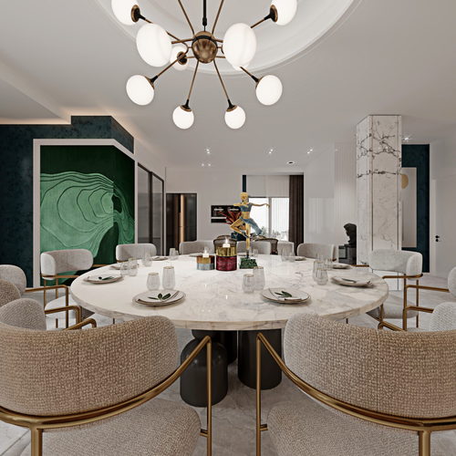 Modern Dining Room-ID:723537925