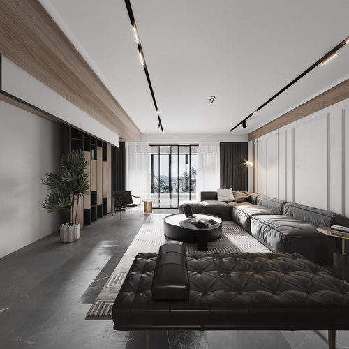 Modern A Living Room-ID:909698968