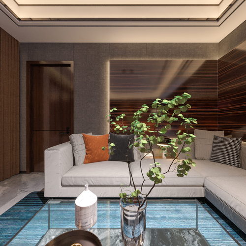 Modern A Living Room-ID:228691117