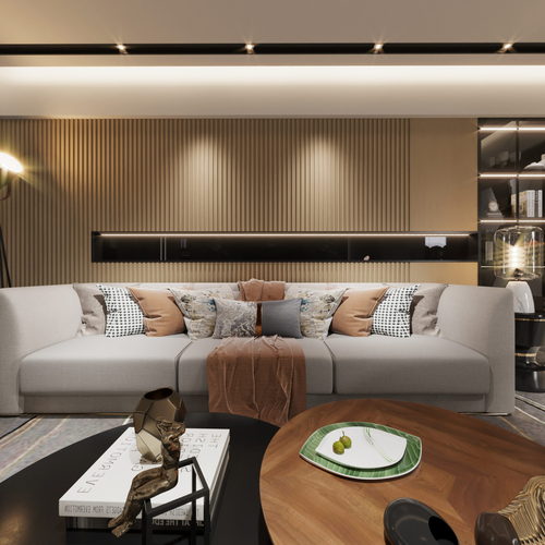 Modern A Living Room-ID:184873102