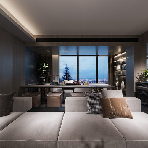 Modern A Living Room-ID:260566002