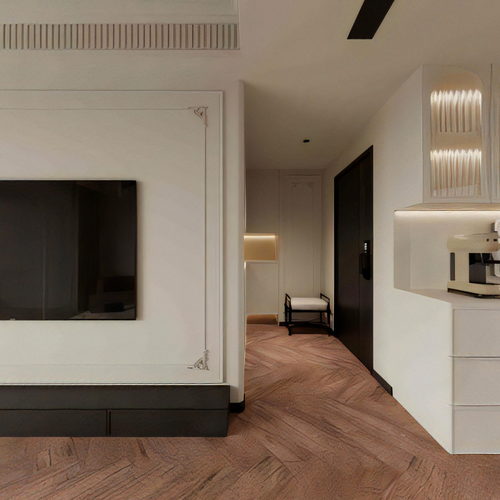 French Style A Living Room-ID:216814992