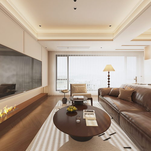 Modern A Living Room-ID:249278074