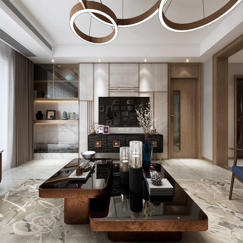 Modern A Living Room-ID:314399009
