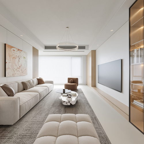 Modern A Living Room-ID:465152988