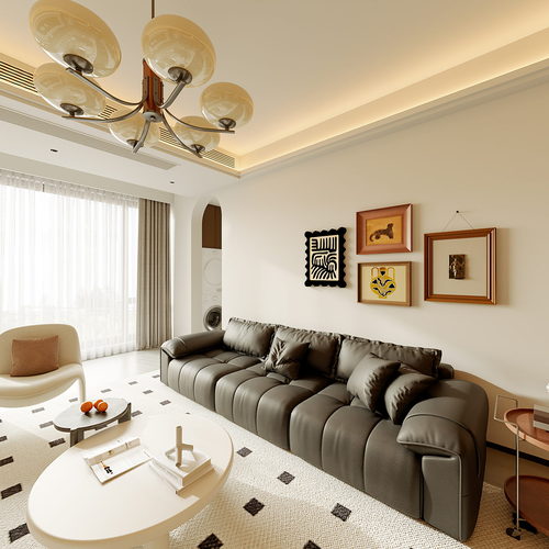Modern A Living Room-ID:918792963
