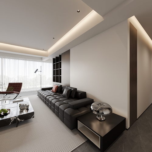 Modern A Living Room-ID:576081997