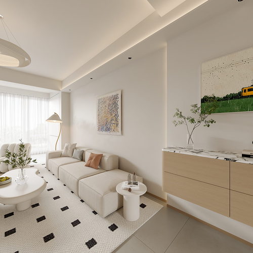 Modern A Living Room-ID:512114053