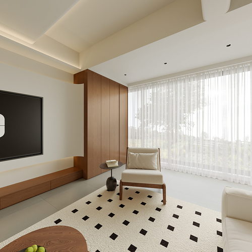 Modern A Living Room-ID:131135946