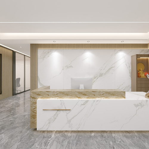 Modern Office Reception Desk-ID:276035076