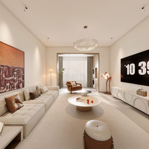 Modern A Living Room-ID:274107938