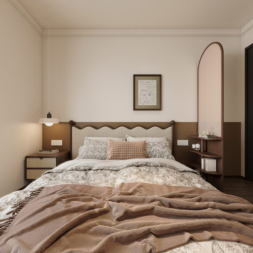French Style Bedroom-ID:393765937