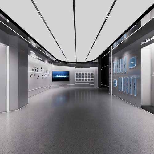 Modern Exhibition Hall-ID:880929956