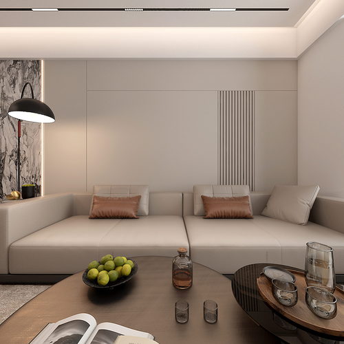 Modern A Living Room-ID:150458106