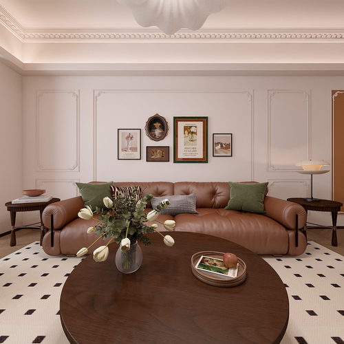 French Style A Living Room-ID:245836025