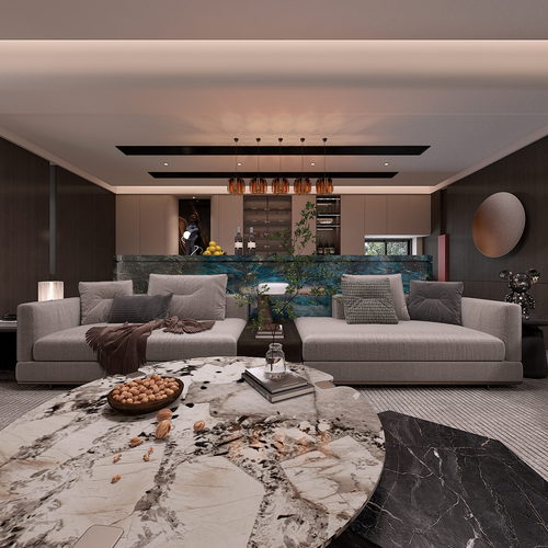 Modern A Living Room-ID:287117001