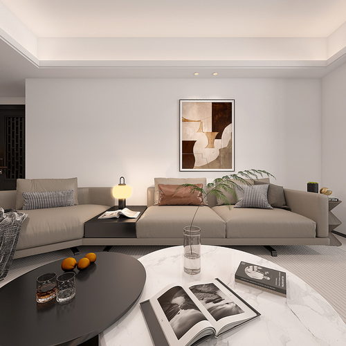 Modern A Living Room-ID:929496054