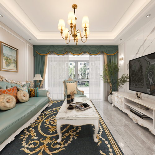 European Style A Living Room-ID:117175107