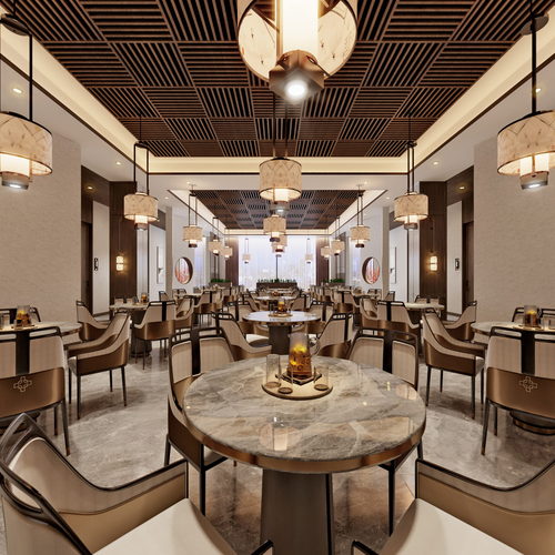 New Chinese Style Teahouse Tea House-ID:629825125