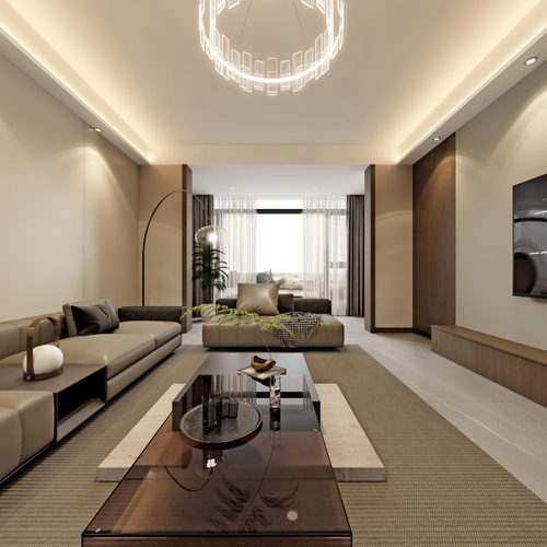 Modern A Living Room-ID:415160893