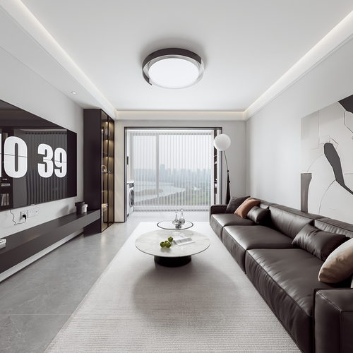 Modern A Living Room-ID:667476891