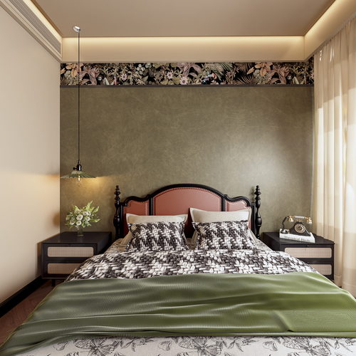 French Style Bedroom-ID:688210967