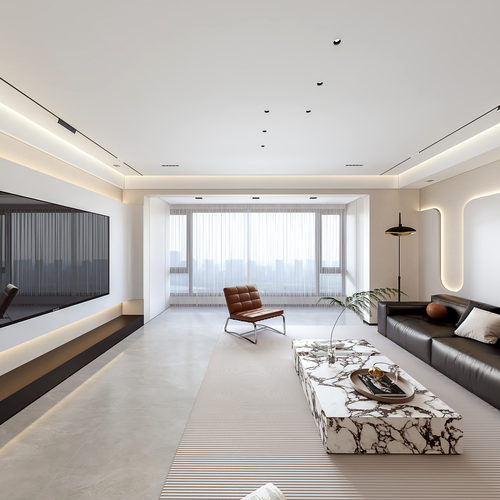 Modern A Living Room-ID:558945893