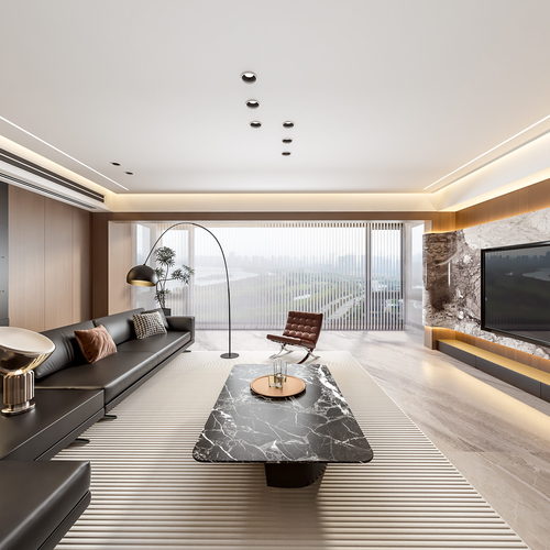 Modern A Living Room-ID:783657072