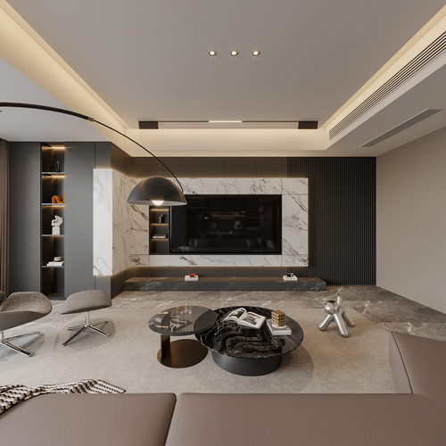 Modern A Living Room-ID:777260075