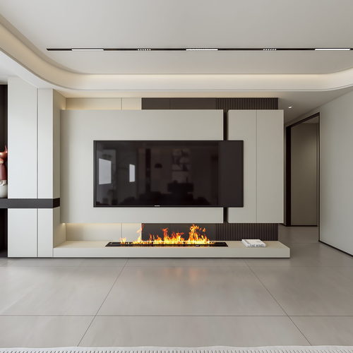 Modern A Living Room-ID:734842066