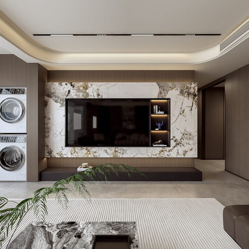 Modern A Living Room-ID:337879904