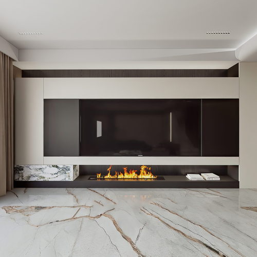 Modern A Living Room-ID:613225946