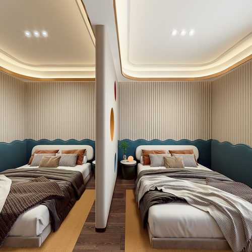 Modern Boy's Room And Son's Room-ID:835542927