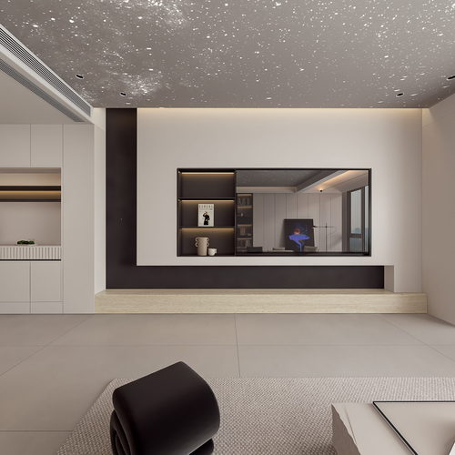Modern A Living Room-ID:703386071