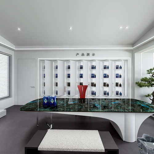 Modern Exhibition Hall-ID:398978959