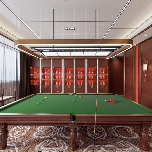 New Chinese Style Billiards Room-ID:166744951