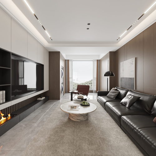Modern A Living Room-ID:315037016