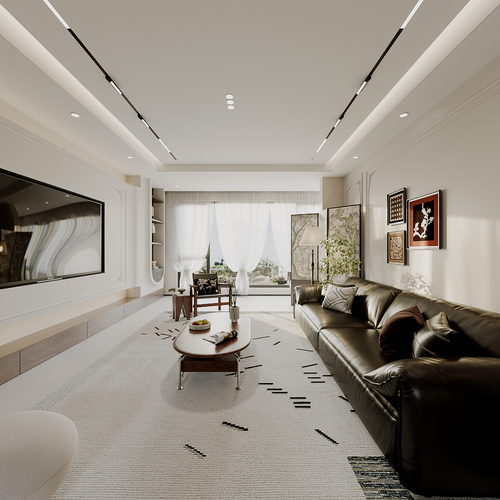 French Style A Living Room-ID:924964904