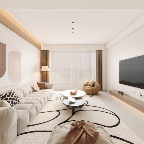 Modern A Living Room-ID:101990782