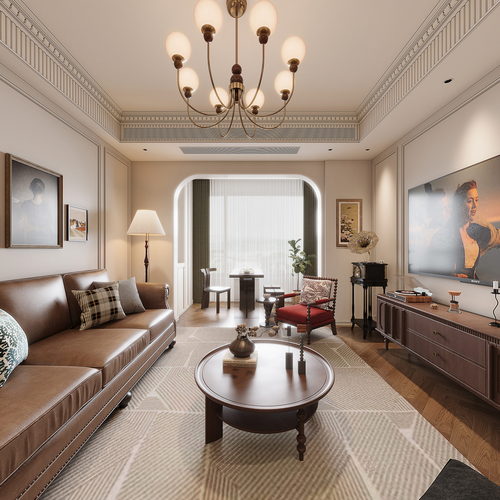 American Style A Living Room-ID:170990949