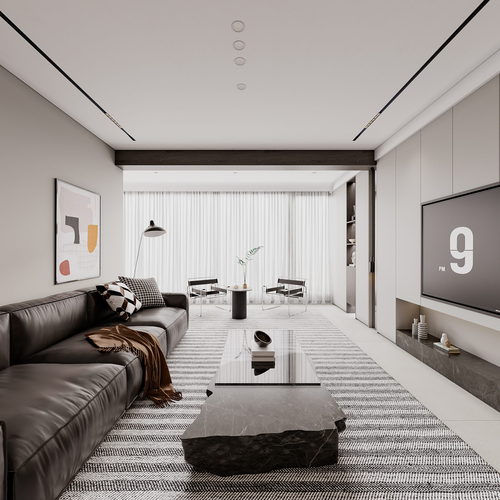 Modern A Living Room-ID:228641032