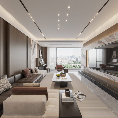 Modern A Living Room-ID:171338085