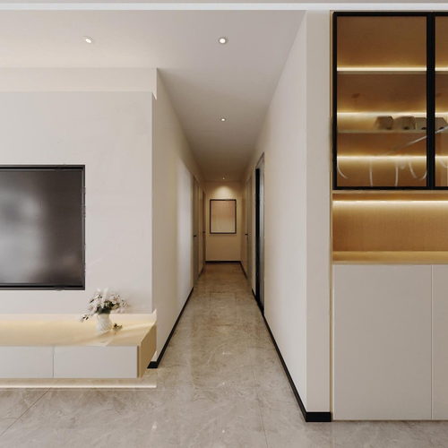 Modern A Living Room-ID:757447961