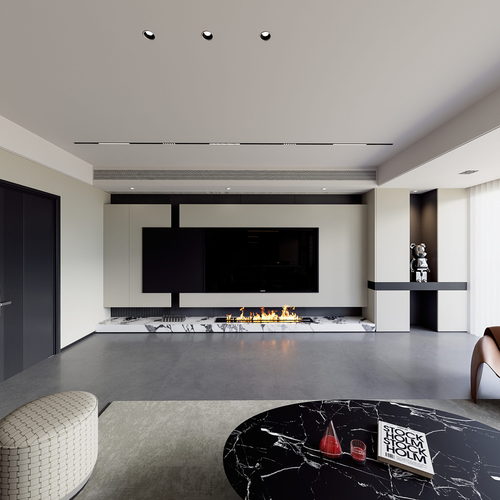 Modern A Living Room-ID:766094929