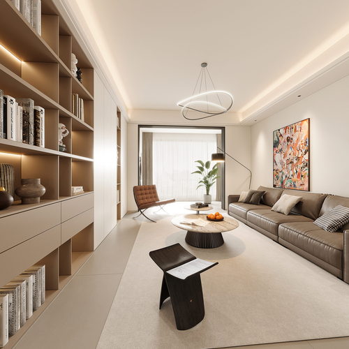 Modern A Living Room-ID:366446974