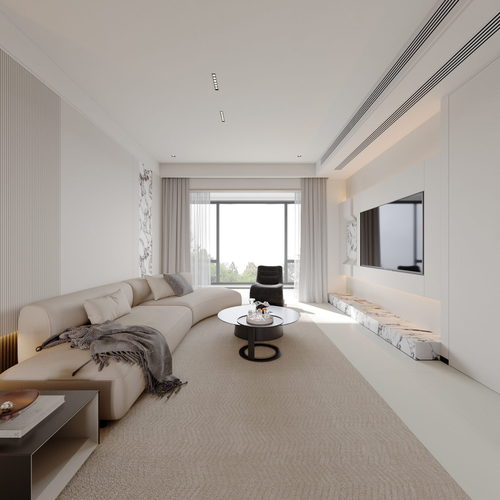 Modern A Living Room-ID:520540954