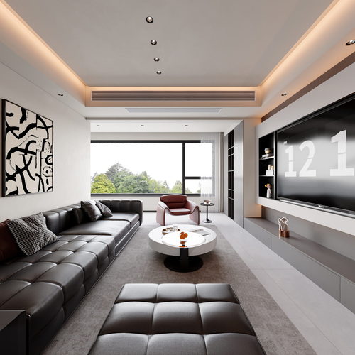 Modern A Living Room-ID:133465059